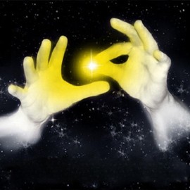 MilesMagic Set of 2 Magic Light Up Thumb Tip | Lights from Everywhere | Easy to Do Flash Lights from Anywhere Close Up Routines Finger Illusion Magic Trick (Yellow)