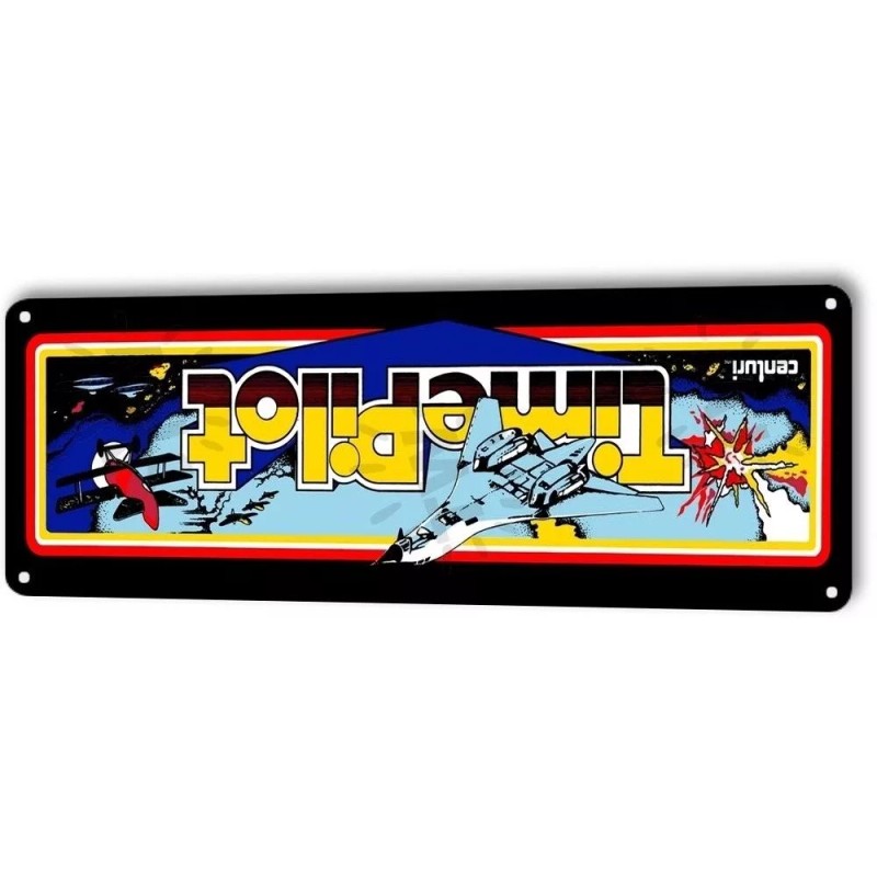 Decor Time Pilot Classic Cenluri Arcade Marquee Game Room Wall