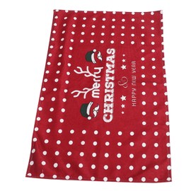 ULTECHNOVO Christmas Tablecloth Rectangle Cover Washable Holiday Table Decor for Dining Tables Festive Blend for Parties Home Decor
