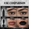 3PCS Black Lipstick Lipliner Lip Gloss Set for Halloween Makeup