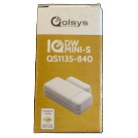 Interlogix Brand New Qolsys QS1135-840 Mini DW-S Wireless Door Window Motion Sensor, S-Line
