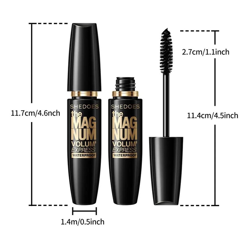 4pcs Rímel 4d Resistente Al Agua, Grueso Y DuraderoMascara de