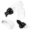 WOONEKY 60ml Foaming Pump Bottle Set Travel Toiletry Bottle Pump