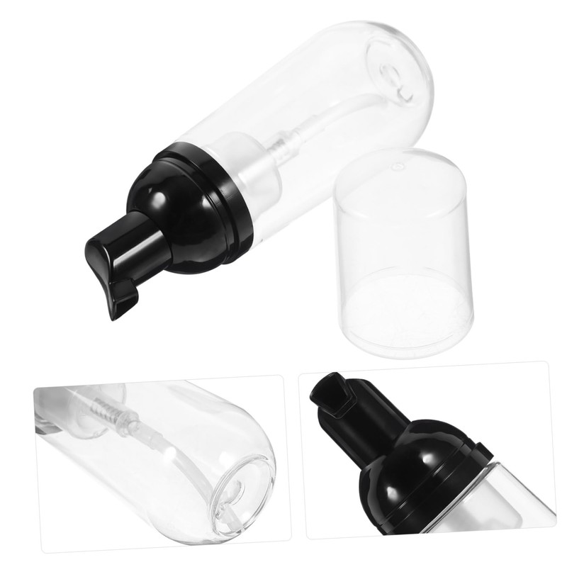 WOONEKY 60ml Foaming Pump Bottle Set Travel Toiletry Bottle Pump