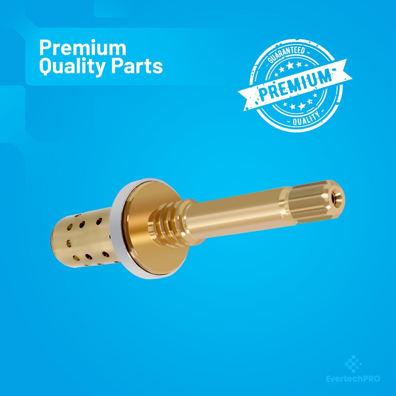 EvertechPRO TA-10 Spindle Brass Component, 4-1/4" Length, For Symmons Temptrol