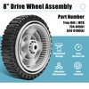 Sutmorly 734-04581 8" Lawn Mower Wheels Replacement for MTD 634-0190(A),