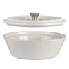 Servappetit Cream Round Covered Bakeware, 9" X 9"