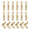 sourcing map 18Pcs Invisible Brass Barrel Hinge, 25x5mm Concealed Hinges,