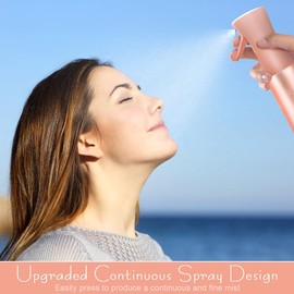 XSBAIHUO Water Spray Bottle for Hair - Spray Bottle, Fine Mist Spray Bottle for Hair, Ultra-Fine Continuous Spray Bottle for Skincare, Planting, Pet Grooming, Cleaning