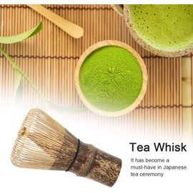 Matcha Bamboo Whisk, Japanese Style Matcha Tea Whisk, Bamboo Matcha Brush, Tea Accessories for Matcha Tea Preparation (120 Prongs)