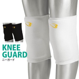 BODYMAKER KD014 Knee Guard (1 Pair) Knee Karate Supporter Snowboard Protector Fighting L White
