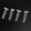 Micvtve 500Pcs 2Ml -Centrifuge Tube Test Tube Vial Clear Plastic