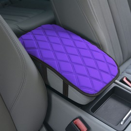 We Are Young Life is Fun WYLF Water-Resistant Neosupreme Center Console Armrest Cushion Cover Soft Purple Protector Universal Fit for Cars Trucks and SUVs