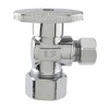 Keeney 2622PCLF 5/8-Inch O.D. by 3/8-Inch O.D. Quarter Turn Angle