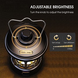 Rechargeable Vintage Lantern LED Metal Hanging Lantern Table Lamp for Indoor Outdoor Camping