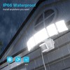 Olafus 130W Motion Sensor Outdoor Light Plug in, Motion Flood