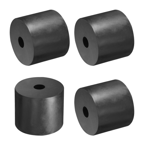 Sourcing Map 4pcs Rubber Spacers, 50mm OD x 12mm ID