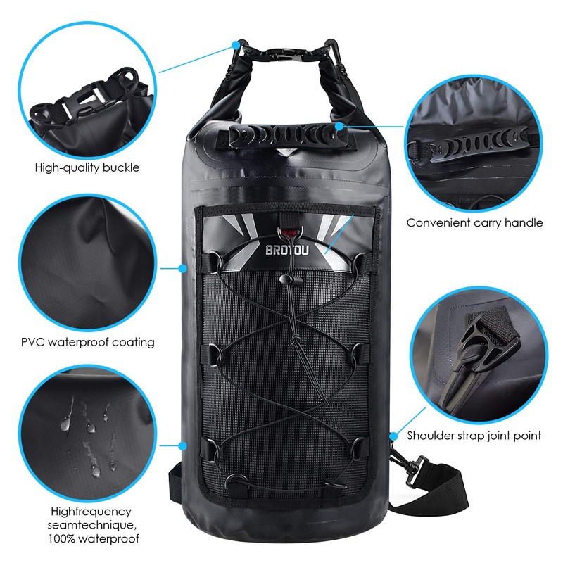 BROTOU Dry Bag 20 L Waterproof Bag, Pack Sack Waterproof