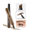 2pcs Eyebrow Pencil, 3D Microblading Eyebrow Pen Contouring Pen, Waterproof