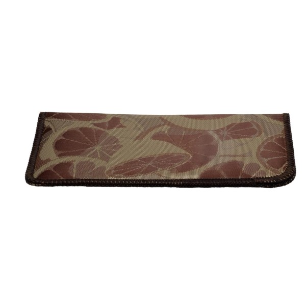 Calabria S180 Slim Soft Slip-In Eyeglass Case Bronze Beige Brown