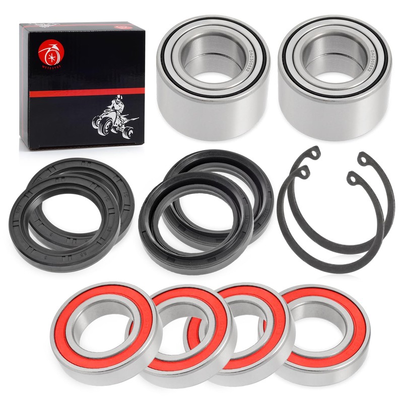 Front & Rear Wheel Bearing Seal + CIRCLIP Kit For