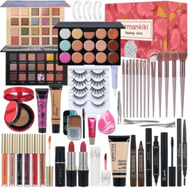 Makeup Set All in One Makeup Kit for Women, Makeup Sets for Teens, Christmas Makeup Gift Set for Teens Girls Women Teenagers, Makeup Kits for Girls Ages 10-12 13-15 14-16 Beginners Make up sets - Pattern Name: All Makeup