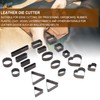 20PCS Leather Die Cutter Round Quadrate Hearts Leather Cutting Dies