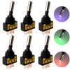 Gebildet 6pcs 12V-24V 20A 3Pin Car Rocker Switch Rocker Switch