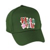 Hippowarehouse Holly Jolly Sack Premium Printed 5 Panel Baseball Cap
