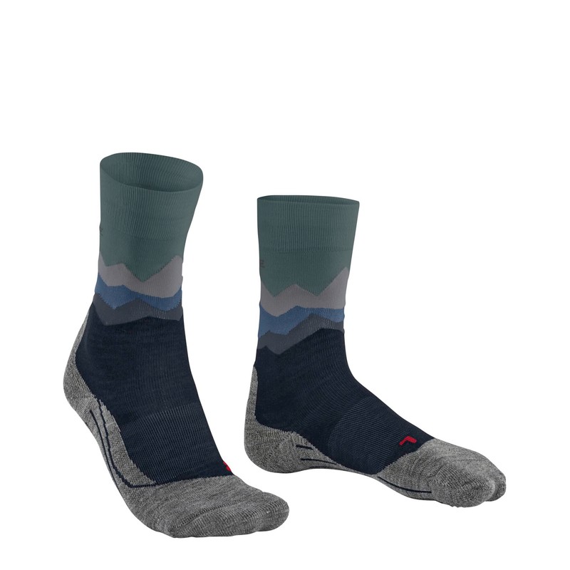 FALKE TK2 Men's Hiking Socks Medium Padding Anti-Bubble Long Warm