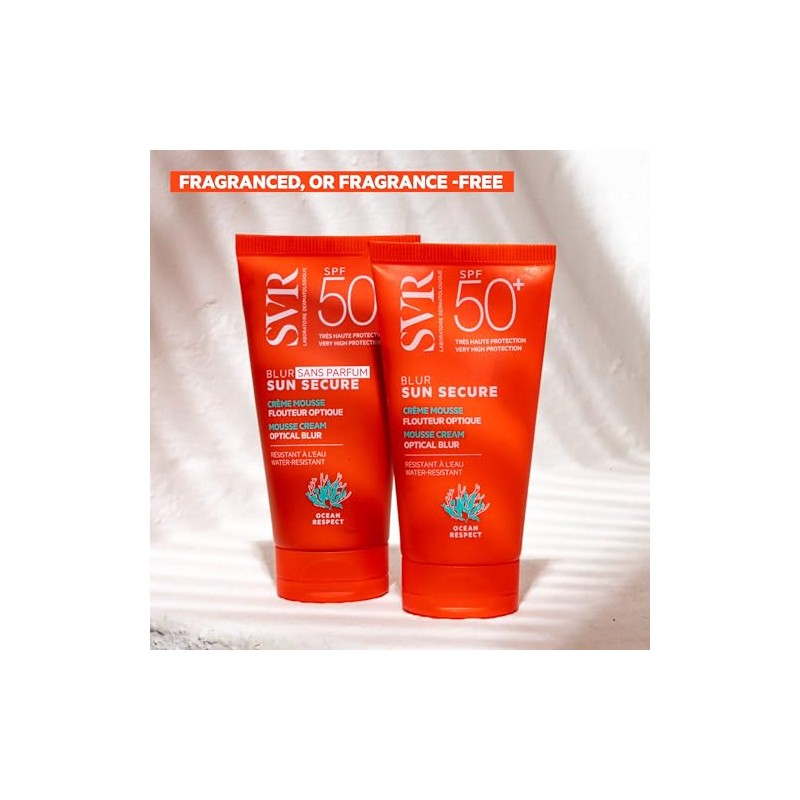 SVR Sun Secure Blur SPF50+ Face Sunscreen Primer, Soft-Focus 50ml