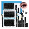 Kev Kit De Extensiones De Pestañas 3d Volumen Con Accesorios