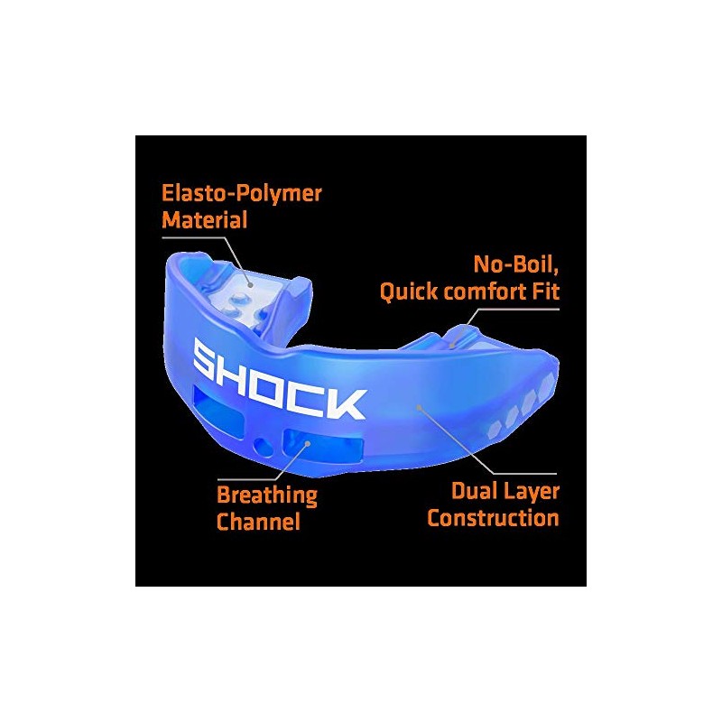 Shock Doctor 590102300Y Insta-Fit Black/White Fang Youth