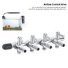 5PCS Stainless Steel Fish Tank Airflow Control Regulating Valve Aquarium