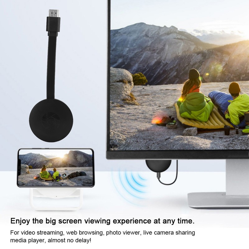 G20 Mirascreen 1080P Wireless WiFi Display TV HDMI Dongle Media