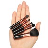 COM-FOUR® 6 Piece Cosmetic Set - Cosmetic Brush and Makeup