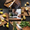 MasterChef Kitchen Knife Set with Block and Sharpener Plus Scissors,