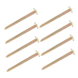 Outanaya 8pcs Stainless Steel Surveying Pegs Boundary Markers Measurement Stakes for Property Surveys Durable Outdoor Marking Tools for Professional Home Use
