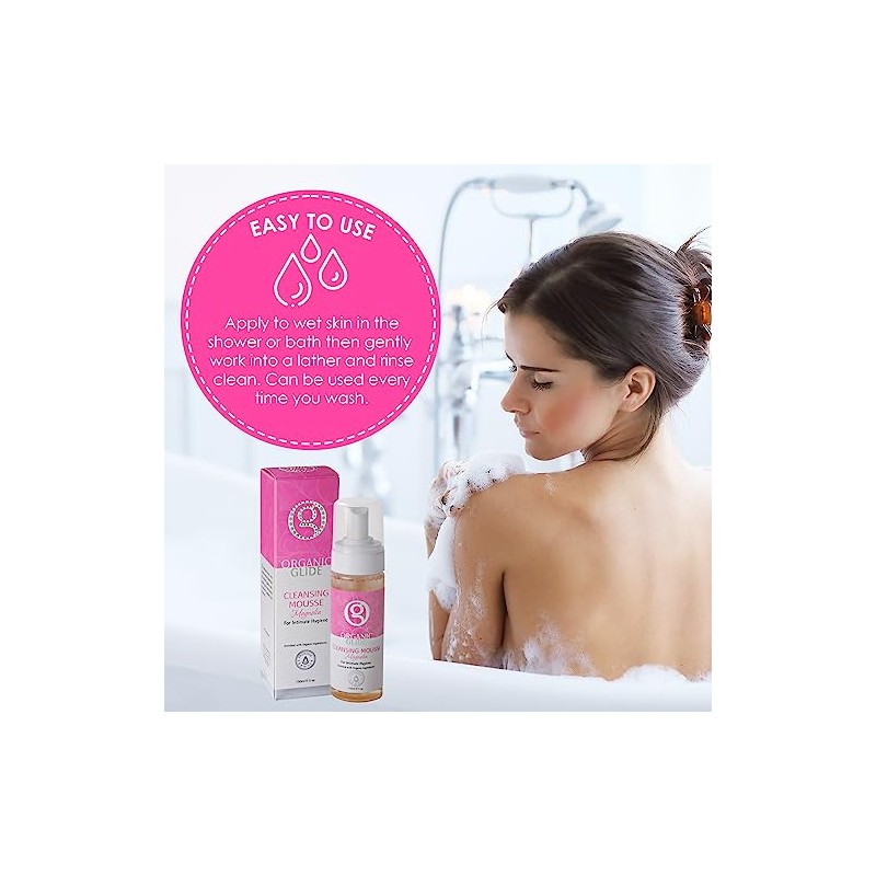 Organic Glide Probiotic Natural Feminine Intimate Body Wash PH Balanced,