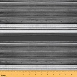 Geometric Upholstery Fabric for Chairs 1 Yard Grey White Stripes Fabric by The Yard for Kids Geometry Stripe Line Decorative Waterproof Outdoor Fabric Patchwork Striped Outdoor Fabric