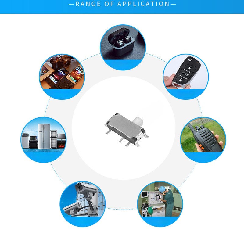 Gikfun Micro Slide Switch Toggle Switch SMD On/Off 7 Pin