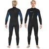 Ocealite Men’s Front Zip Full Wetsuit, 3mm 4/3mm 5/4mm Neoprene