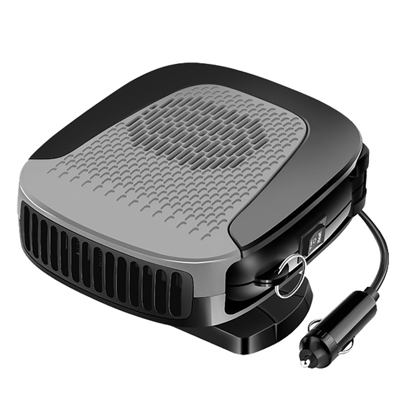 12V Car Heater Heating Fan 360° Rotation Automobile Interior Windshield