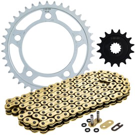 NICHE Drive Sprocket Chain Combo for Honda CTX700 NM4 Front 16 Rear 39 Tooth 520 X-Ring 120 Links