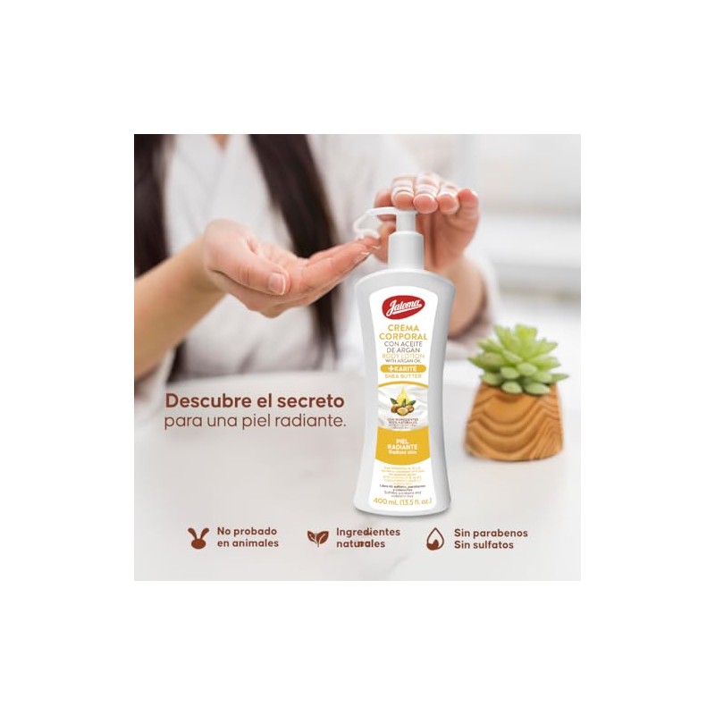 Jaloma Crema corporal de Argán + Karite, para una piel