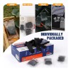 Guantes De Nitrilo Desechables Negros Anboson, 40 Pares Negro M