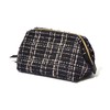 Francfranc Franc Tweed Wire Pouch, Black