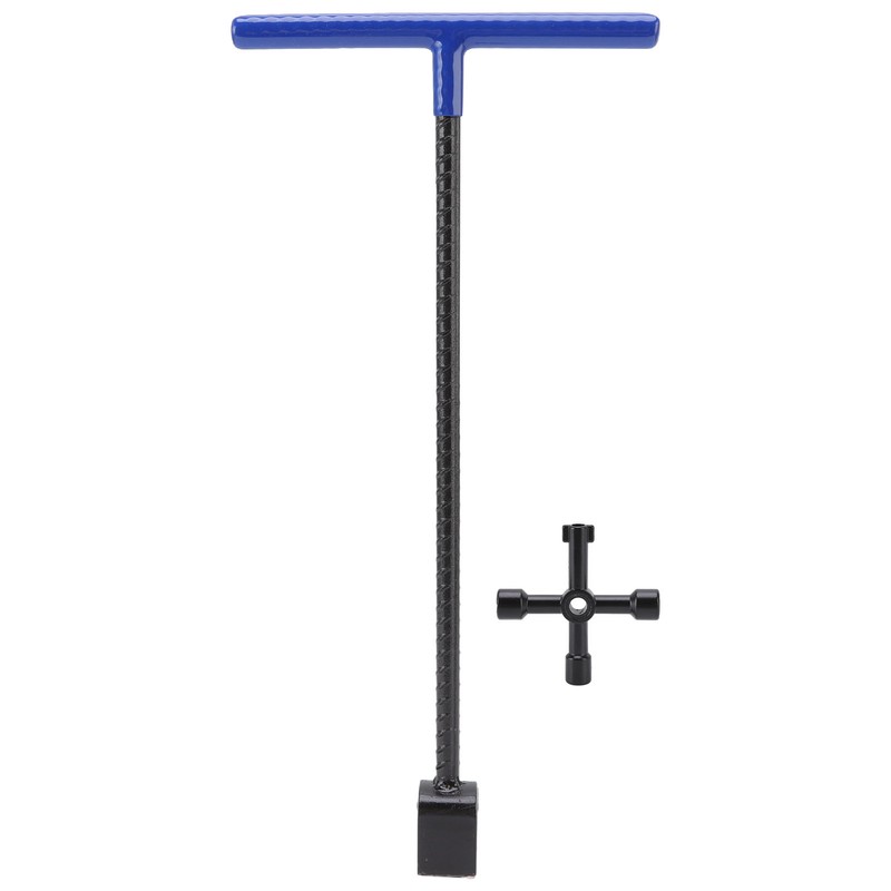Steel Water Meter Key Wrench Multifunction T Handle Curb Key