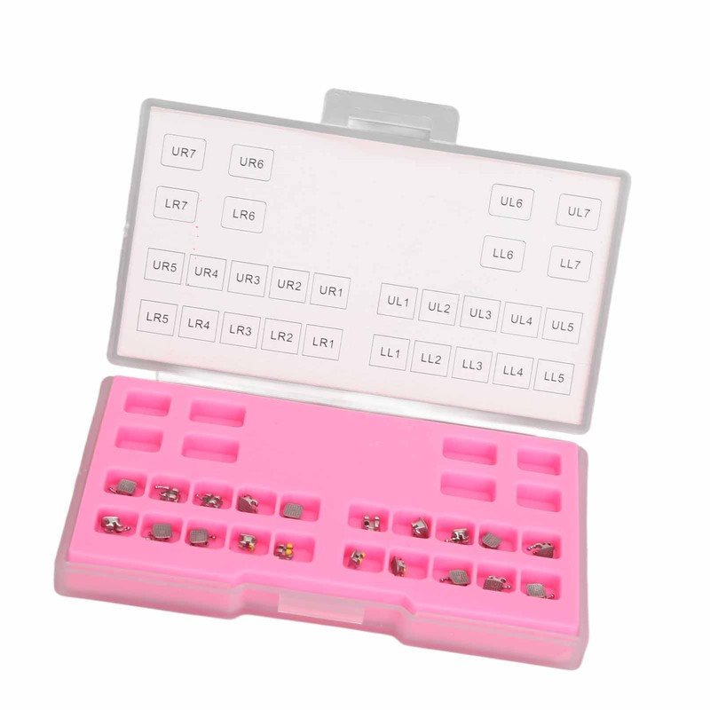 20PCS Teeth Brackets 0.022in 345 Hooks Highly Polished Professional Tooth