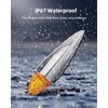 LBRST 1 x 17 LED Chrome Truck Roof Lights Amber